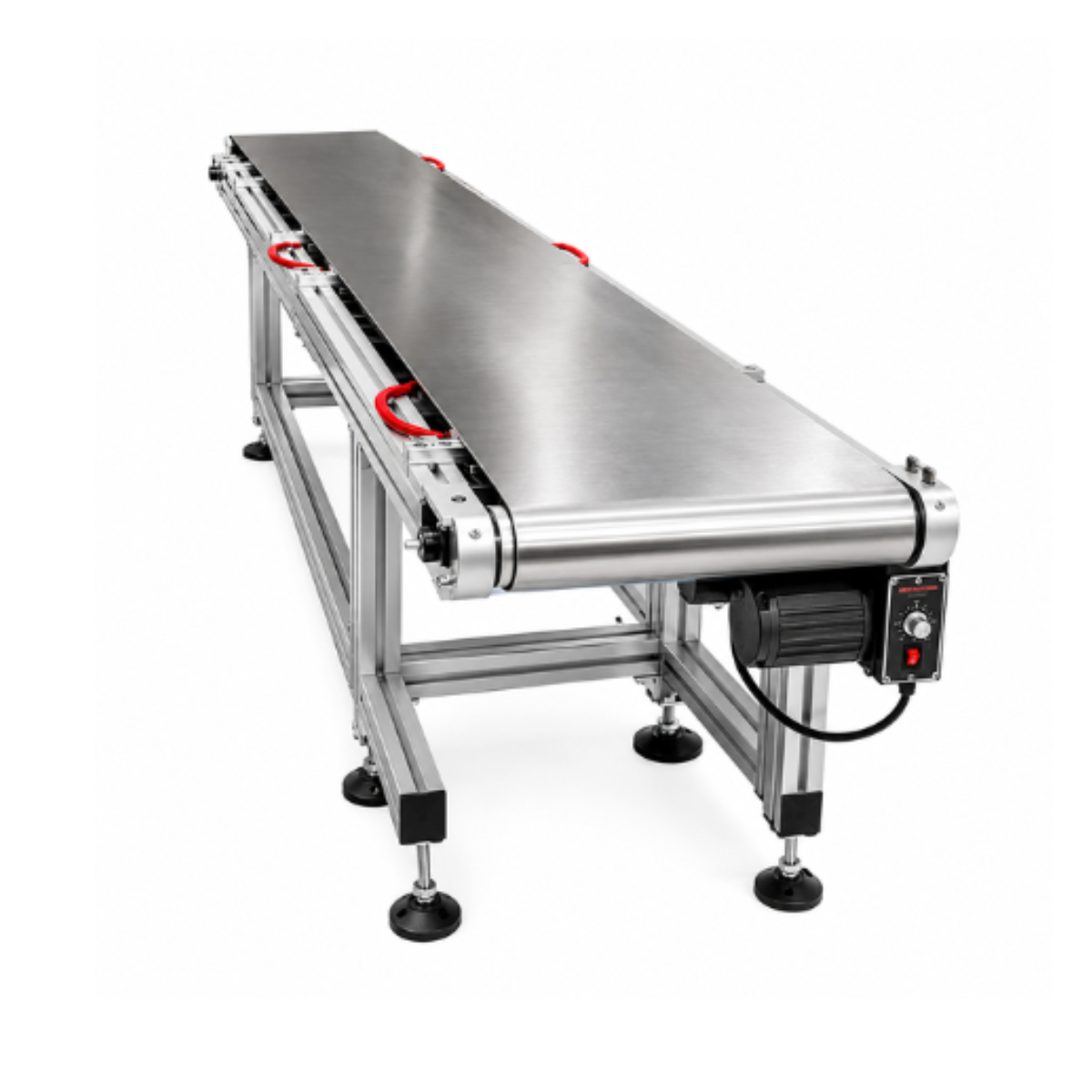 Mild Steel Belt Conveyor System Industrial Material Handling Conveyor